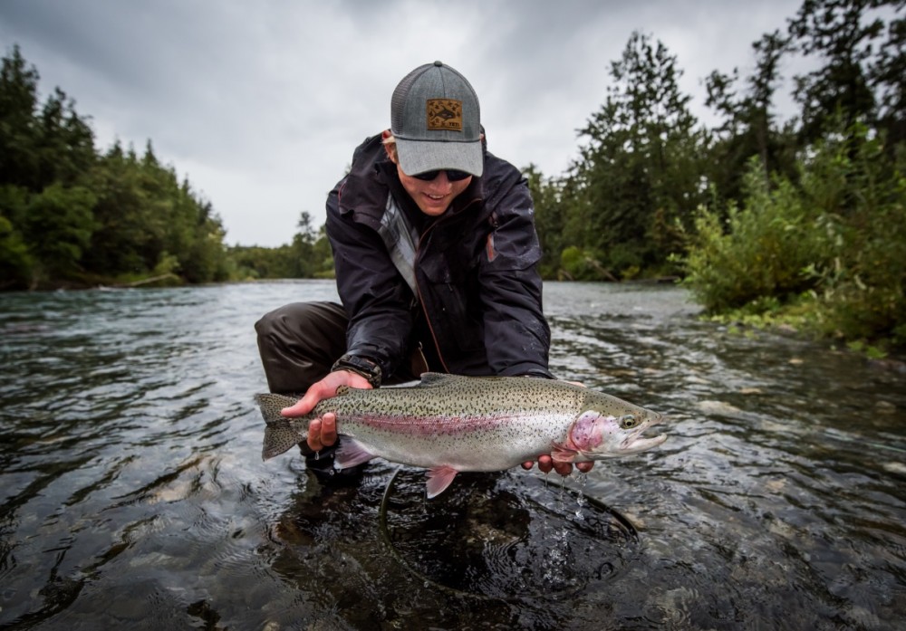 rainbow trout fly fishing lodge